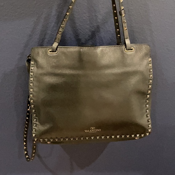 Valentino leather rock stud tote - Picture 6 of 9